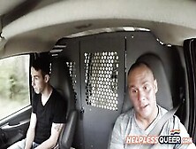 Hitchhiker pays for his ride by getting his tight asshole destroyed