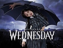 Busty Sage Pillar As WEDNESDAY Wants Snatch And Mouth Full Of Hard D