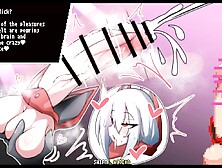 Buzama [Hentai sex fight game] Ep. four transformed into a huge dick and then blowed between humongous boobs