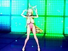 【MMD BlueArchive 4k/60fps】《Urawa Hanako (浦和ハナコ)》~《DECO27 ft. 初音ミク (Hatsune Miku) ラビットホール Rabbit Hole