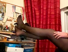 Ava Venice Garlett Halloween Office Hose Feet Worship JOI