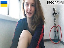 Doegirls - Sienna Kim Thin Ukrainian Youngster Fingers Her Wet Pink Cunt At Home