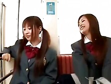 Schoolgirl Kissing Getting Her Tits Rubbed Nipples Sucked By Other Schoolgi