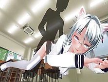 3D Anime Teacher Rides A Schoolgirl In The Bum