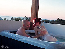 Hot Tub Sunrise Blowjob