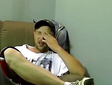 JoeSchmoeXXX. com - Billy Bob wanks his cock before spraying out a cumload