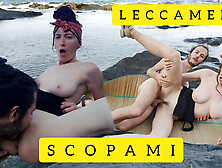 Teen ElivaLove gets wild on public beach - tight pussy licked & fucked hard in 4K