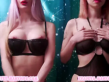 & Eva Deva Give You Cei & Joi and Cum from Their Fingers Gg