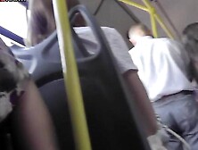 A-line skirt on the bubble butt in accidental upskirt