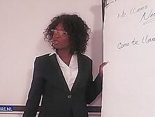 German Naomi Is A 51 Year Old Black Milf Boss Who Gets Fucked At The Office By Her Employee