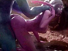 Blonde elf craves more intimate climaxes in fantastical 3d cartoon adventure