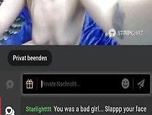 Bitch Slapp Face On Webcam