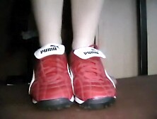 Diana cock crush with sneakers