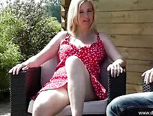 Satisfy Fucked Stepmommy Into The Garden With Dirty Tina