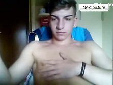 Italian Cute Guy Shows His Round Ass And Asshole On Cam