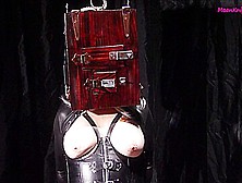 Head In Box Bondage With Multiple Shaking Orgasms