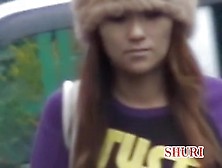 Metropolitan young gal receiving sharking gift from some horny bloke (18+)