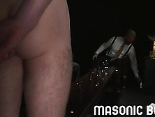 Masonicboys - 3 Suited Dilfs Use & Raw Fuck Cute Twink Boy