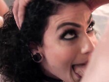 Tattooed slut Lydia Black gets bonked by white stud Chad Alva