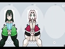 Fapwall [Rule34 Hentai Game] Sakura From Naruto Is Taking 6 Penis At Once