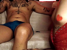 BleuBrutalRose - Cerise BubbleCum... Cute inter-racial lovers, gigantic dong, Booty, Lingerie