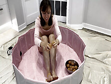 30 Egg Sploshing,  Cums,  Shower And More