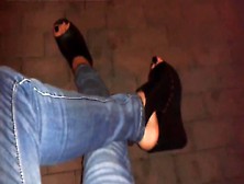 My Blak Platform Wedges