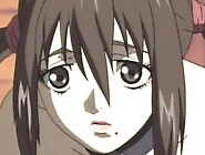 Chained hentai slave gets an enema injection in her ass