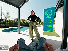 VR Conk: Red-head Kim Swallows A Massive Prick Deeply In The Cosplay Parody Kim Possible pt. one