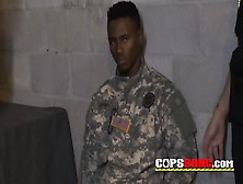 Perverted Milf Cops Make Fake Soldier Bang Them Hard And Deep