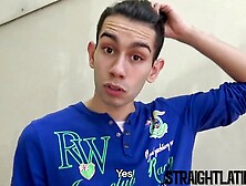 Straight Latin Guy Gets His Ass Raw Fucked For The First Time