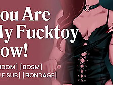 ASMR Audio Porn: Femdom Wifey Uses Her Male Sub Boy as a Fucktoy – Erotic Audio Story For Women