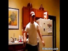 Breaking Bottle Over Head