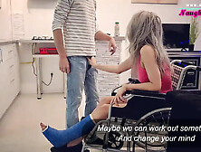 Helpless Girl With Broken Ankle Sucks Dick For Assistance - Sex Movies Featuring Naughty Adeline