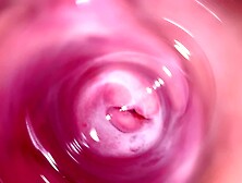 Online Camera deep inside Mia's teeny creamy vagina