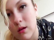 The Blonde Woman With Big Tits Is Seducing The