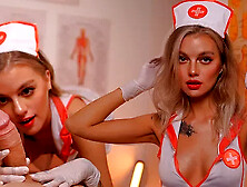 Horny Nurse in Latex Gloves has Her Own Treatment Method