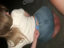 Bad Lil White Whore Orgasms With Wang In Her Butt