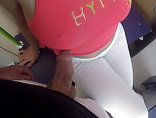 Stranger Flashing Rod in Train and Offer Him Hand-job and Grinding Penis on My Bum