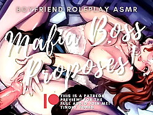 Mafia Boss Proposes To A Sugar Baby! Deepthroat and Gagging your boss! ASMR M4F MALE voice