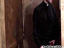 Religious Twink Barebacked After Giving Daddy Wet Blowjob