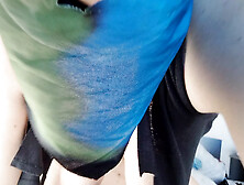 Blowjob cucumber amateur wife.  Big Bruneta,  big tits.