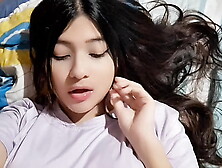 Home masturbation of a Latin chick angel