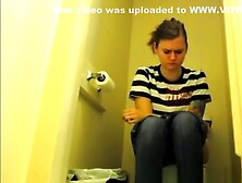 Miserable Teen Caught Peeing