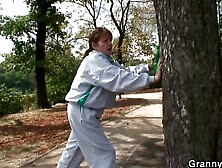 Pounded an older woman inside different positions