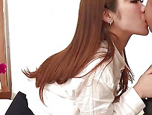 Anju Akane deep throats it magnificently before swallowing it entire - JAV!