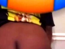 Big Booty Ebony Thot Claps Ass On Ft