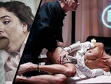 Ryan Driller, Scarlet Skies And Lina Paige - Hot Chicks Freeze In Time Horny Men Realize Their Deepest Fantasies