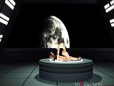 3Dxpassion - Hot Sex In The Space Station Sci-Fi Hot Shemale Plays With A Sexy Girl