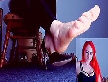 Foot Diva Put Sexy Black High Heels To Tease You With